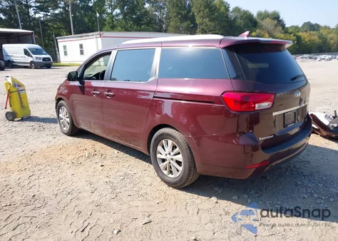 2017 Kia Sedona Lx из США, поврежденный, VIN KNDMB5C12H6333144